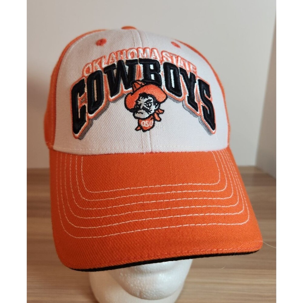 Oklahoma State Cowboys Hat Top Of The World NWOT Embossed OSU Mascot Adjustable